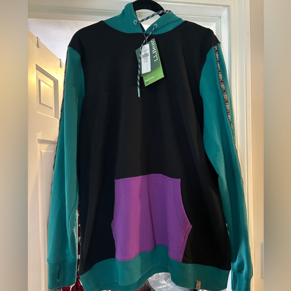 LL BEAN hoodie XL tall new with tags